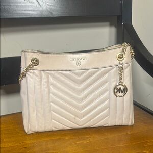Michael Kors White Shoulder Bag